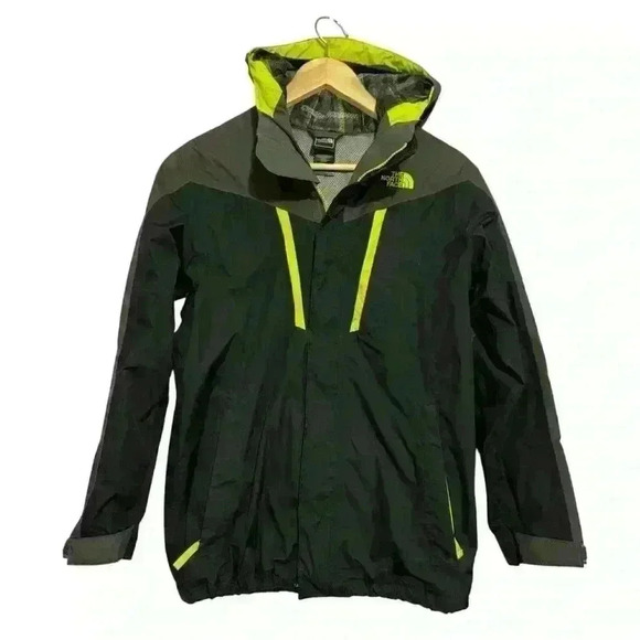 The North Face HyVent Black Boys Jacket Size Large 14/16 - Picture 1 of 12